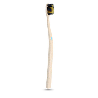 Novacare Mundholz Zahnbürste Gold - Blau